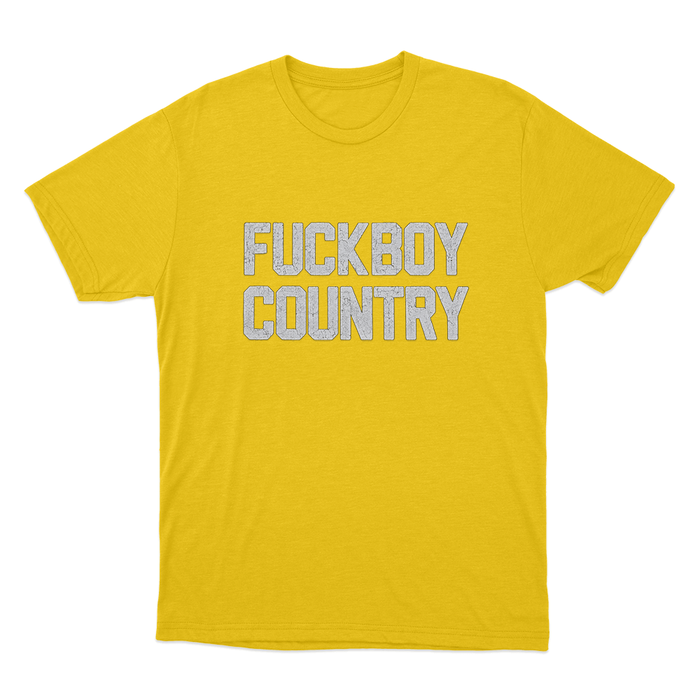 Fuckboy Country Unisex T Shirt Yellow Fuckboy Country Unisex T Shirt Yellow