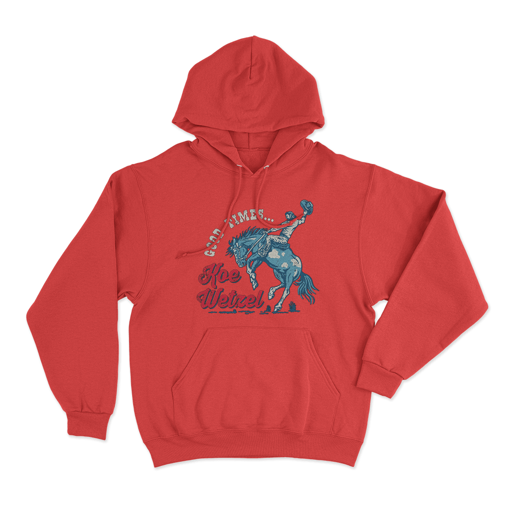 Good Times Bronco Unisex Hoodie Red Good Times Bronco Unisex Hoodie Red