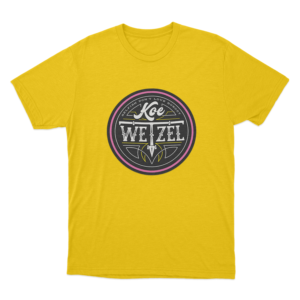 Rock & Roll Unisex T Shirt Yellow Rock Roll Unisex T Shirt Yellow