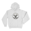 The Night Champion Antler Unisex Hoodie White