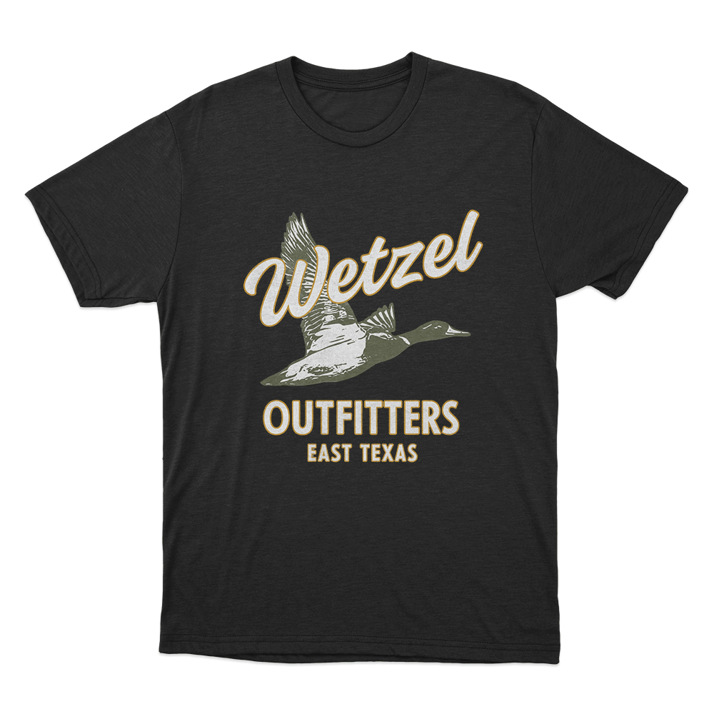 Wetzel Outfitters Unisex T Shirt Black Wetzel Outfitters Unisex T Shirt Black
