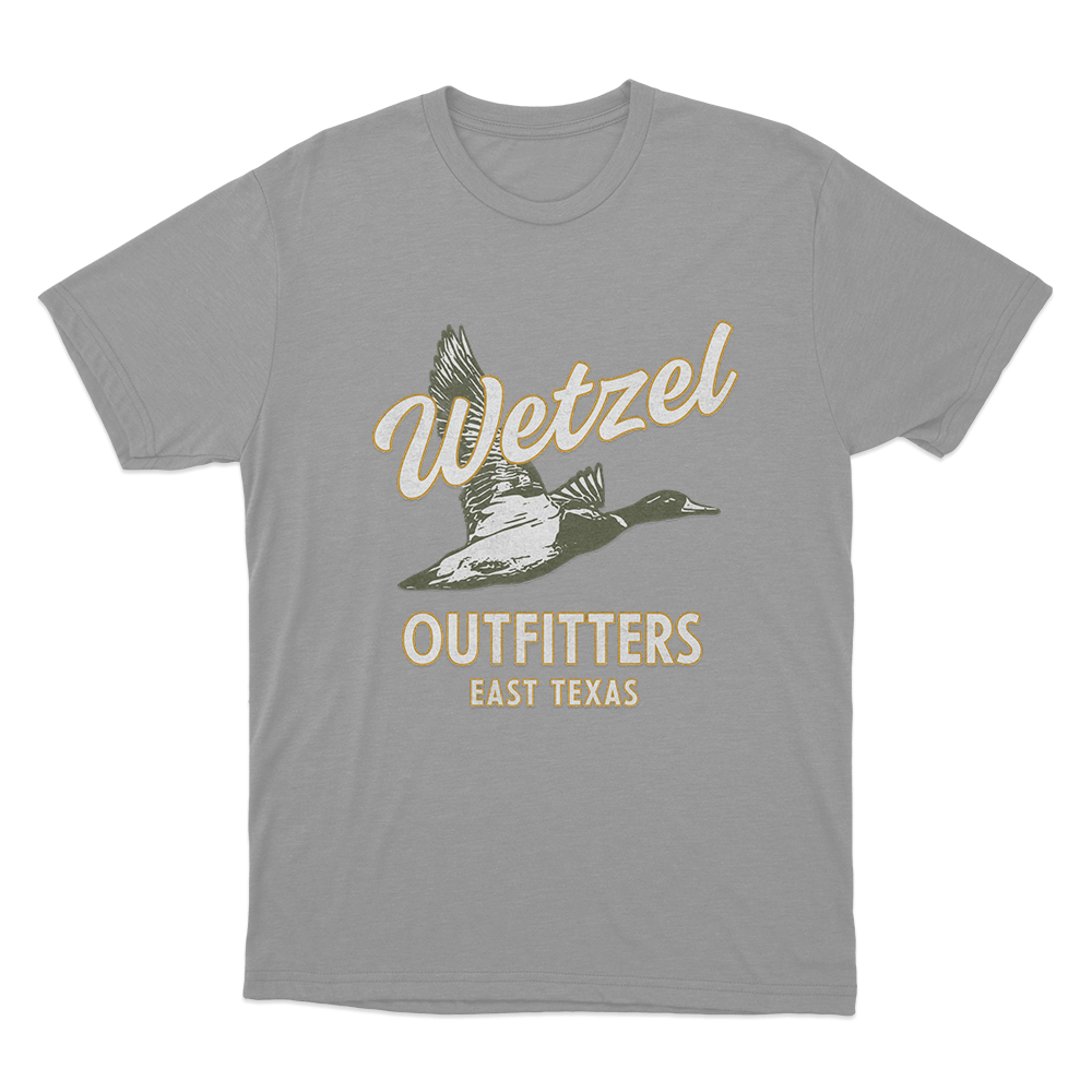 Wetzel Outfitters Unisex T Shirt Grey Wetzel Outfitters Unisex T Shirt Grey