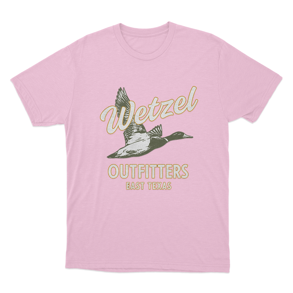 Wetzel Outfitters Unisex T Shirt Pink Wetzel Outfitters Unisex T Shirt Pink