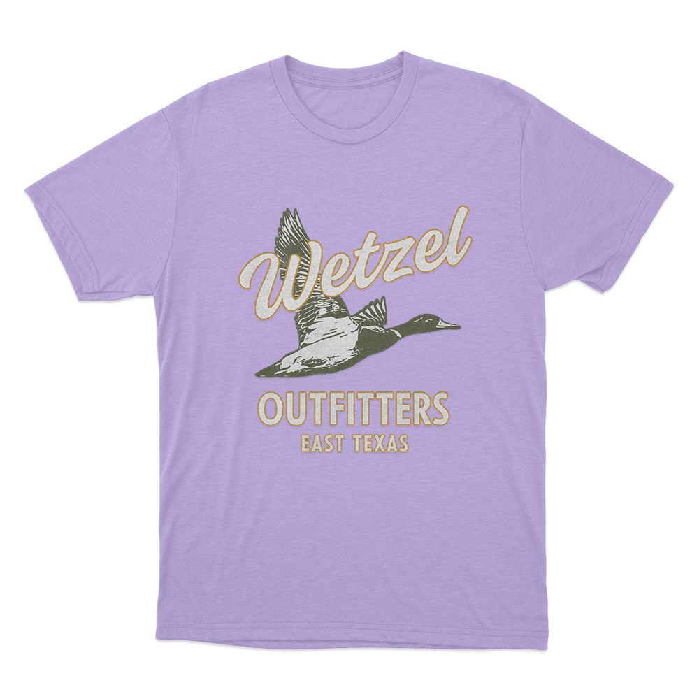 Wetzel Outfitters Unisex T Shirt Purple Wetzel Outfitters Unisex T Shirt Purple